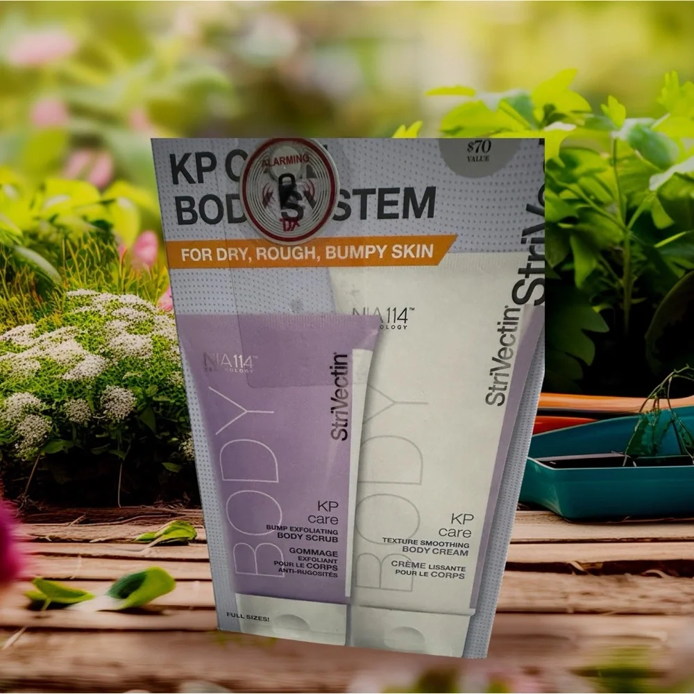 StriVectin KP Care Body System Full size New body scrub and body cream